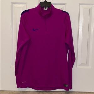 women’s nike dri-fit quarter zip